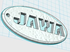 jawa tag d'autres clé 3d print model - Mito3D