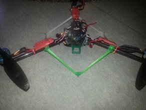 tricopter landing gear rc vehicles legs 3d print model - Mito3D