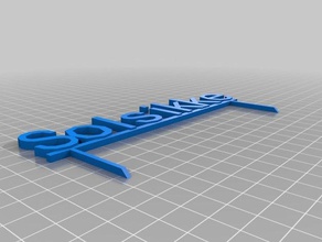solsikke giardino segno i segni loghi personalizzato 3d print model - Mito3D