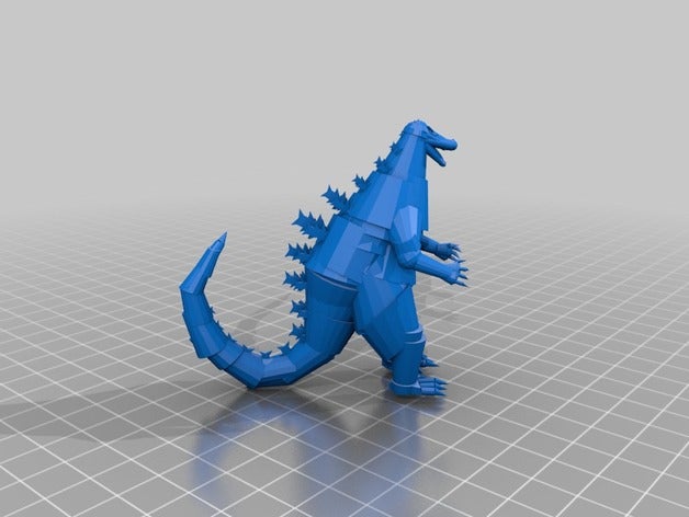 godzilla 1957 animaux jouet 3D print model - Mito3D