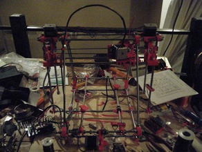 reprap persa mendal v01 3d les imprimantes abs makergear pla prusa mendel robot stand 3d print model - Mito3D
