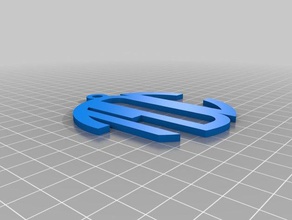 il mio personalizzata monogram pendant cicli multipli gioielli 3d print model - Mito3D