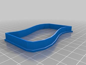 flag cookie cutter kitchen dining 3d print model - Mito3D
