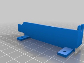 blank low profile bracket computer 3d print model - Mito3D