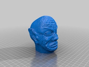 luther puppet head props 3d print model - Mito3D