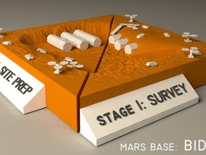 mars base bidron diğer makerbotmars 3d print model - Mito3D