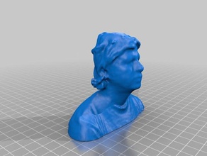 busto decoración 3d print model - Mito3D