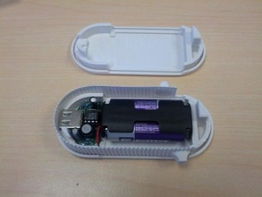 rolling mintyboost enclosure mobile phone adafruit box charger replicator sliding 3d print model - Mito3D