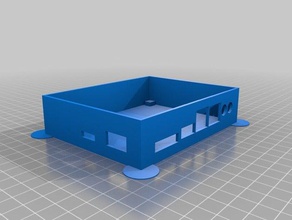 simples udoo caso inferior hobby personalizado 3d print model - Mito3D