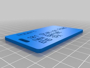robert nametag organization customized 3d print model - Mito3D