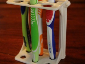 klasik diş fırçası tutucu spacetimeripples banyo mimarlık Roma ark 3d print model - Mito3D