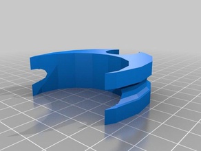 2 roll bar clamp rev2 automotive 3d cnc mount part tinkercad useful 3d print model - Mito3D