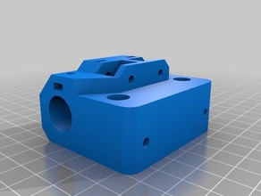 termina núcleo xy h-bot 3d a impressora partes ohb x-final 3d print model - Mito3D