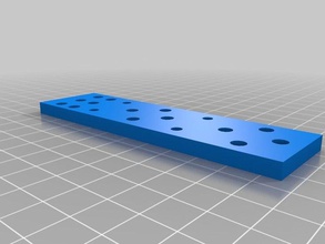 relay fuse holder base plate 1 automotive 3d print model - Mito3D