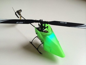lame nanocpx de remplacement la verrière rc des véhicules heli l'hélicoptère pnna cpx ncpx 3d print model - Mito3D