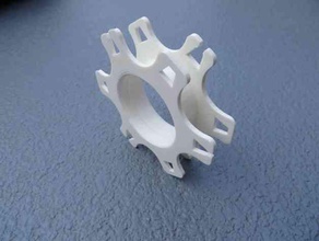 cable wrapper mobile phone holder spool 3d print model - Mito3D