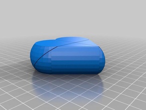 cuore segreto casella di thingomatic interattiva personalizzato 3d print model - Mito3D