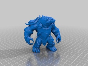volibear easy print di assemblare le creature league leagueoflegends lol 3d print model - Mito3D