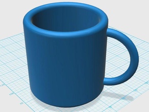 Becher Küche Essen Kaffee-Tasse Kaffeebecher cups Tassen 3d print model - Mito3D