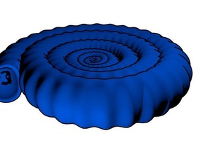 jareds shell le creature carino jradcoolness spirale 3d print model - Mito3D