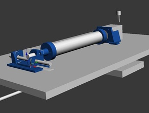 4 axis probotix v90 conversionupgrade machine tools 3d printed cnc diy rotary 3d print model - Mito3D