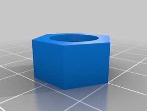 printrbot jr v2 m8 tornillo actualizaciones 3d de la impresora partes tuerca hexagonal 3d print model - Mito3D