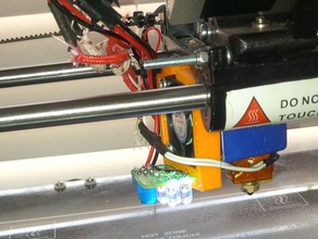 robo3d e3d simple de 1 pulgada pcb titular leds la impresora partes 12mm eje trae suave barra lcd 3d print model - Mito3D