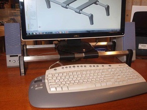 parametrische monitor stehen computer 3d print model - Mito3D