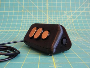Kaninchen h1 usb-controller computer input-Gerät joystick Maus track trackstick 3d print model - Mito3D