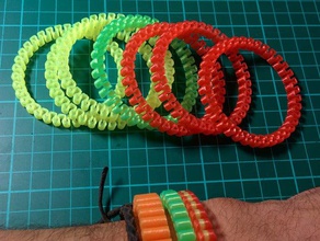 pulsera Armband Armbänder Halterung Billig Farbe cool einfach Mode schnell Freunde Geschenk Freundin Kuss Sommer 3d print model - Mito3D