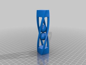 il mio personalizzato sfere gabbia di torsione interattiva arte 3d print model - Mito3D