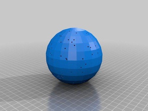 sfera celeste 200 stelle più brillanti proiettore di per la matematica art l'astronomia costellazione led luce una mappa sky 3d print model - Mito3D