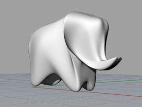 zen elefante a los animales el 3d print model - Mito3D