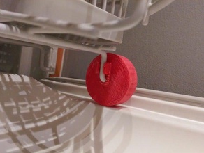 substituição de rolos ge perfil máquina lavar louça partes 3d print model - Mito3D