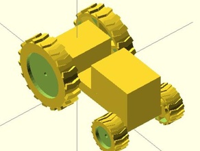 tractor de juguete los juguetes juegos 3d print model - Mito3D