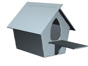 birdhouse mobilia di modello 3d print model - Mito3D