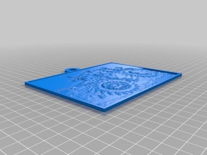 trator 2d a arte personalizado 3d print model - Mito3D