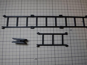 peg fallen ladder Spielzeug Bau 3d print model - Mito3D