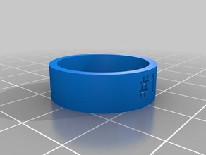 1 size 975 us rings customized 3d print model - Mito3D