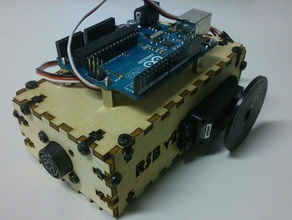 rsb bot v2 lasercut la robotique arduino raspberry pi 3d print model - Mito3D