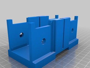 mon personnalisés à onglets de la boîte extrusions par exemple openbeam outils 3d print model - Mito3D