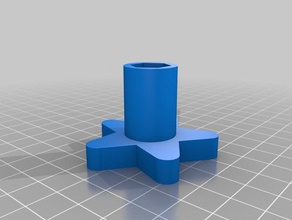 pomo de estrella reemplazo partes 3d print model - Mito3D