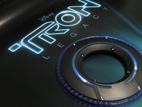 tron legacy kimlik disk sahne disney frisbee ışık diski 3d print model - Mito3D
