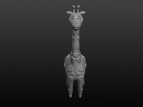 la jirafa de juguete juego accesorios 3d print model - Mito3D