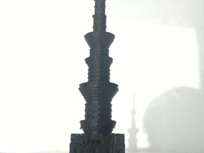la tour de londres design n ° 65 des bâtiments les structures 3d budmen eifel isaac projet tinkercad 3d print model - Mito3D