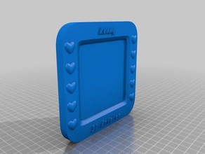 kader famiglia personalizzato 3d print model - Mito3D