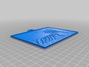 zebra 2d sanat özelleştirilmiş 3d print model - Mito3D
