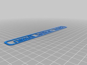 il mio personalizzato tag colpi i segni loghi 3d print model - Mito3D