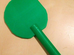 tennis de table raquette sport à l'extérieur ping-pong 3d print model - Mito3D