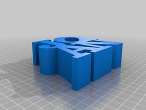 joan name Skulpturen kundengebundene 3d print model - Mito3D